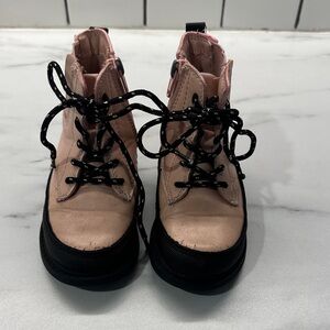 Carter’s Toddler Pink and Black Zip Side Boots